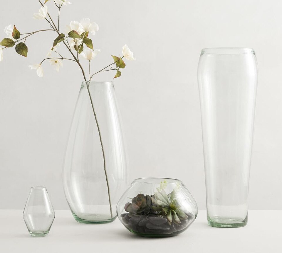 Nouvel Handcrafted Recycled Glass Vases Pottery Barn Australia